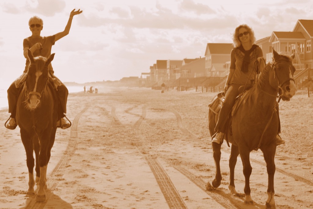 riding horses on the beach garden city sc