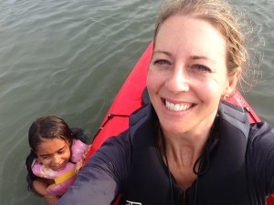 Kayaking on the inlet